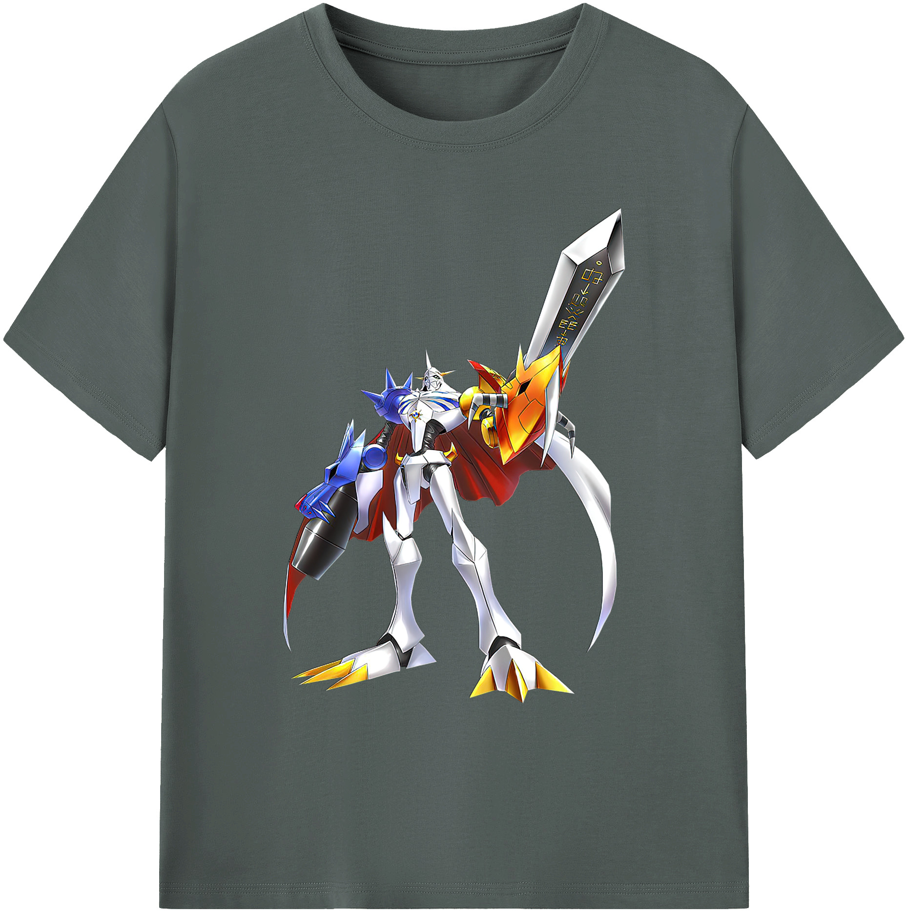 （画像用） Digimon デジタルモンスター/デジモン 綿100％ メンズ半袖Tシャツ｜肌触りやわらか＆通気性